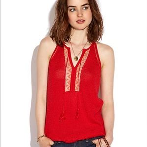 Lucky Brand Intarsia Sweater Tank